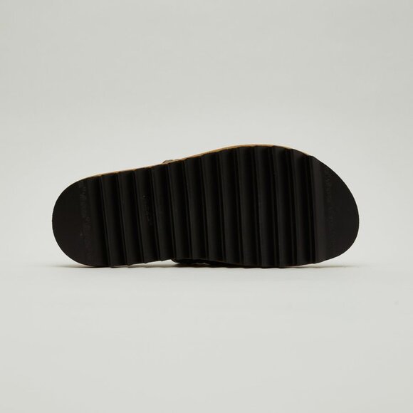 BNWT SS21 DRIES VAN NOTEN LEATHER STRAP SLIDERS OLIVE 44 - Picture 13 of 13